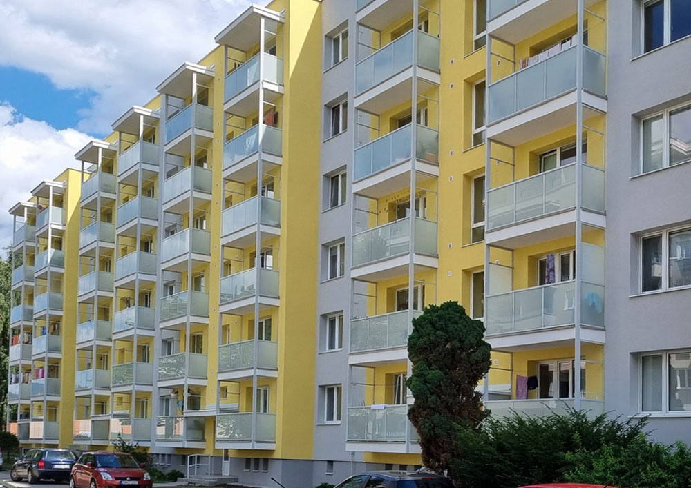 Balkóny budov